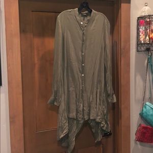 Hope’s Olive Green Button Up Tunic
